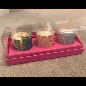 NWT Lilly Pulitzer Candle Set